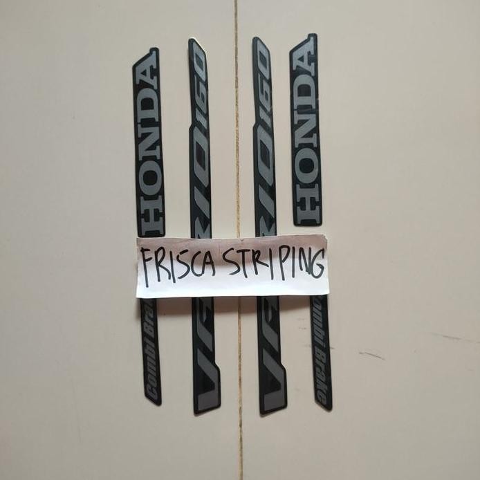 striping stiker Vario 160 hitam doff dof 2022 original