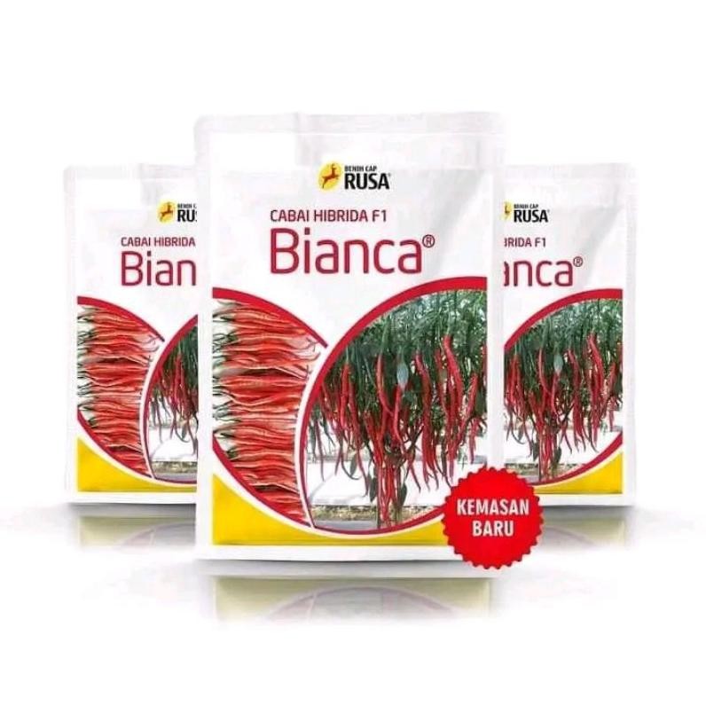 Benih Bibit Cabe Keriting Bianca F1 10 Gram - Benih Unggul Siap Tanam