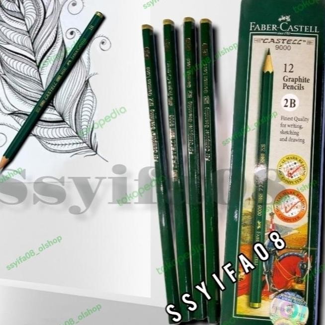 

Pensil Fabercastle 2B Per 6 Pak New Stok