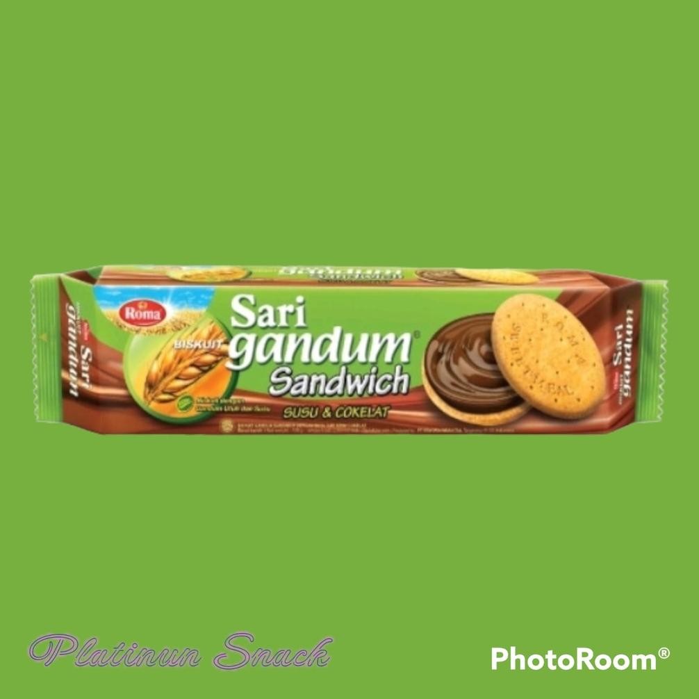

Roma Sari Gandum Sandwich Susu & Cokelat | Peanut Butter 115Gr