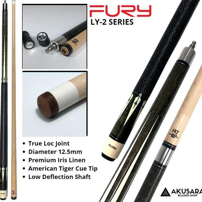 PROMO Stik Billiard Fury LY Series LY-1 LY-2 12.5 mm Low Deflection Shaft