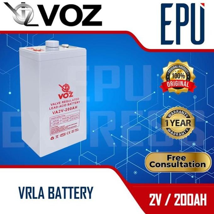 Aki Solar Panel Voz 2V 200Ah Aki Ups Aki Tenaga Surya Aki Bts Tower