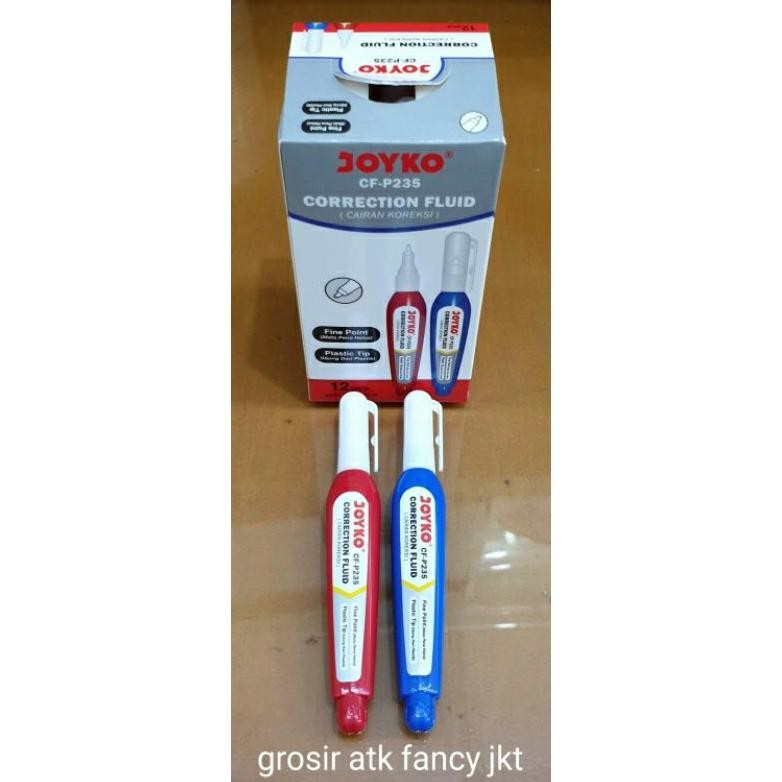 

Ad-532 ( 12 Buah ) Tipex Cair Correction Liquid Koreksi Cairan Penghapus Joyko Cf-P235 235 P235 Ad-532