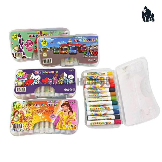

Crayon Mini 12 Warna / Oil Pastel / Krayon Set Kecil Murah Anak Anak [HARGA PER SET]