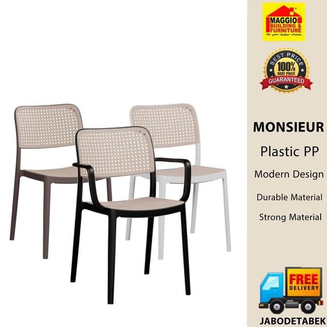 Grosir Kursi Plastik Olymplast - Kursi Teras - Kursi Makan - Monsieur - Olymplast
