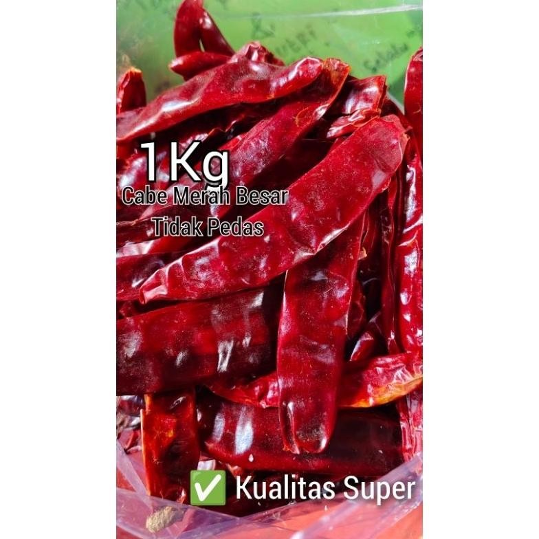 

Terjangkau Cabe Merah Besar Wonder Hot /Tidak Pedas Paket 1Kg