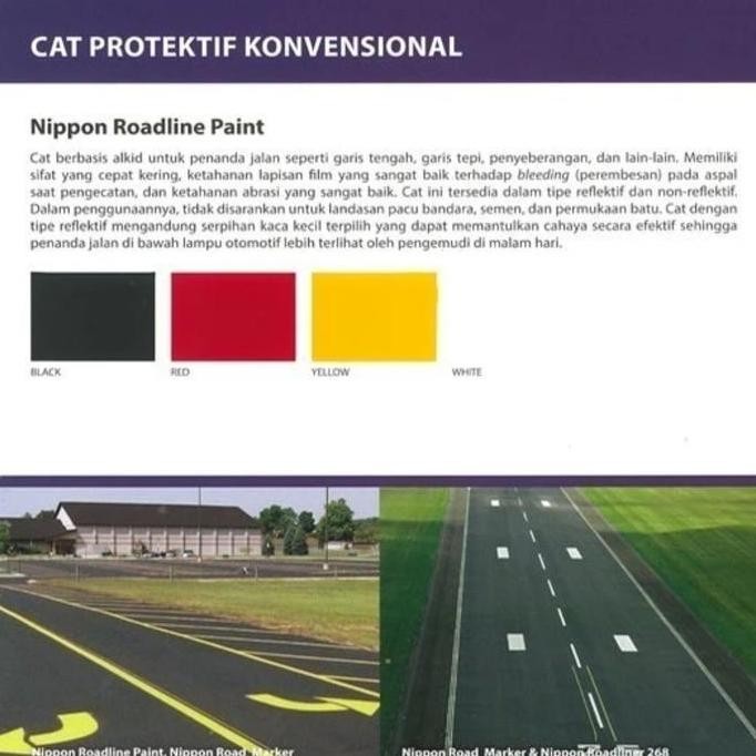 Roadline Paint 5kg Nippon Paint Cat Roadline 5kg Nippon Paint Cat Marka Jalan Cat Jalan Nippon Paint