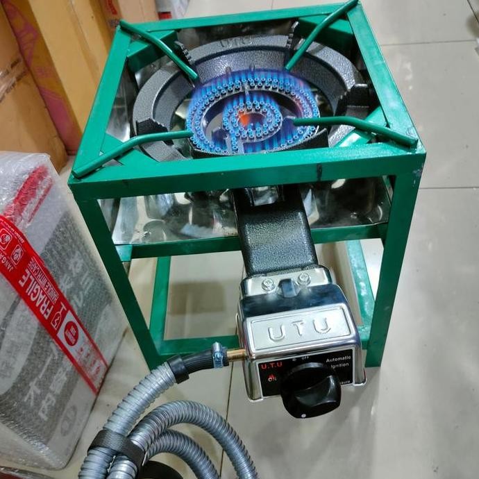 Grosir Kompor Gas 1 Tungku 1 Set Lengkap/Kompor Gas Besar Api Seribu