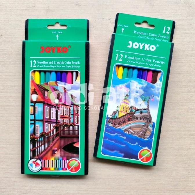 

Pensil Warna Bisa Dihapus Joyko CP-115 24 & 12 Color Stationery