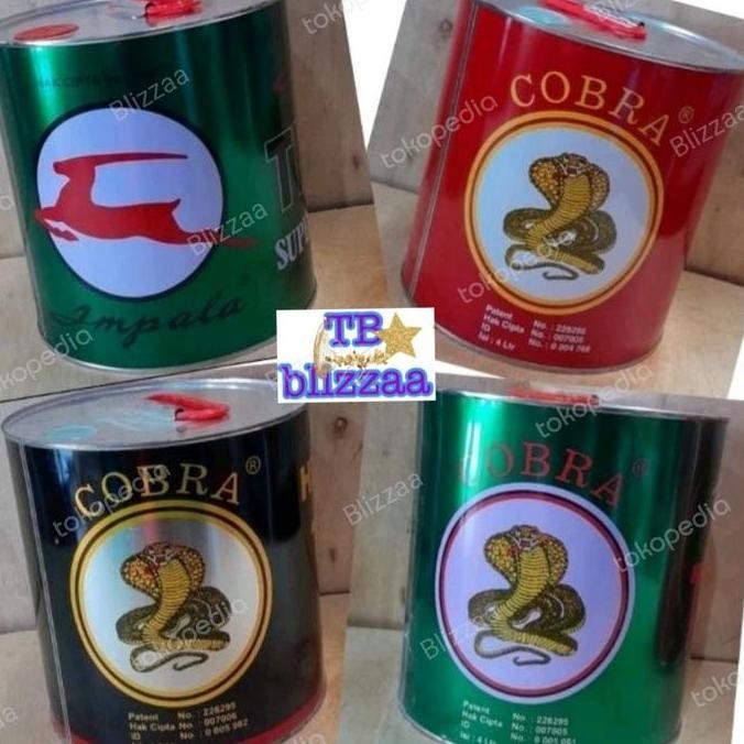 Thinner Cobra Merah Thiner Cobra Hijau Tiner Cobra Hitam 5ltr Thinner Impala Thinner ND Galon 5 lite
