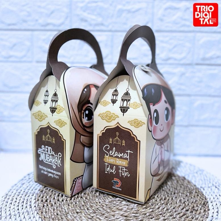 

m-4 tre-57 (isi 10pcs) SNACKBOX EDISI LEBARAN BOX HAMPERS ANAK LUCU KARAKTER Original Viral