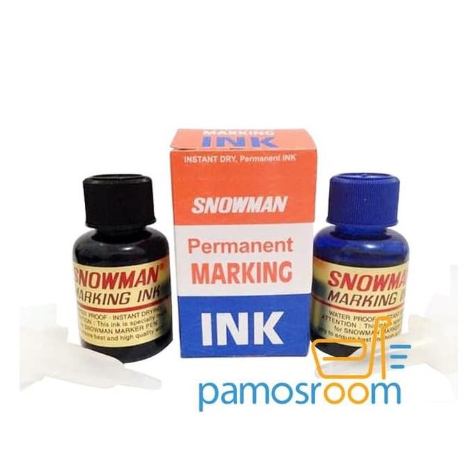 

Tinta Spidol Permanent Merk Snowman G12 New Stok