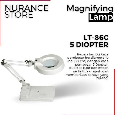 

Magnifying Lamp / Kaca Pembesar Lt-86C ( 5 Diopter ) New Stok