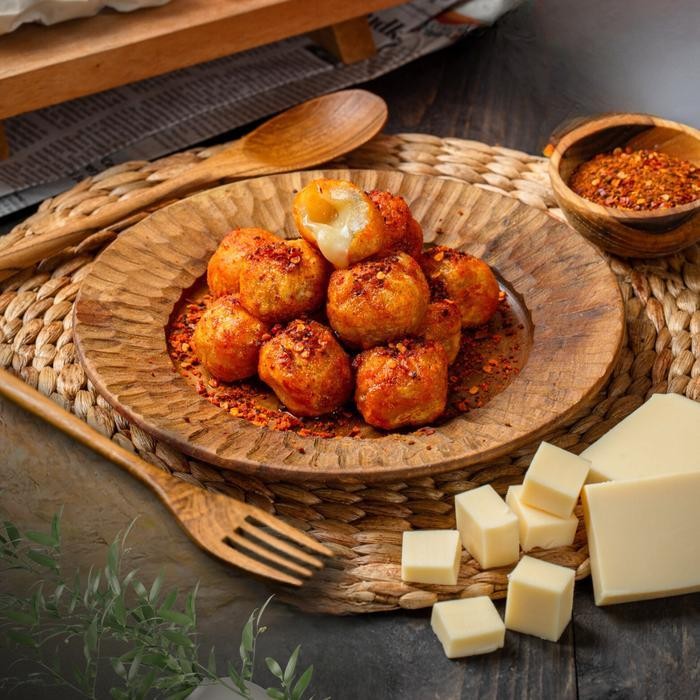 

LM Cimol Bojot AA Isi Mozzarella Daun Jeruk Frozen Food Instant
