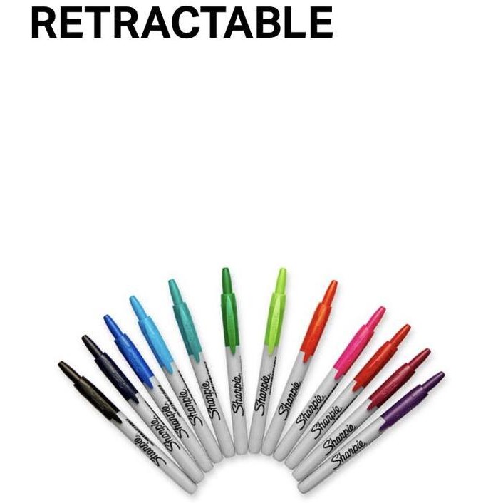 

Sharpie Retractable Fine Point Permanent Marker