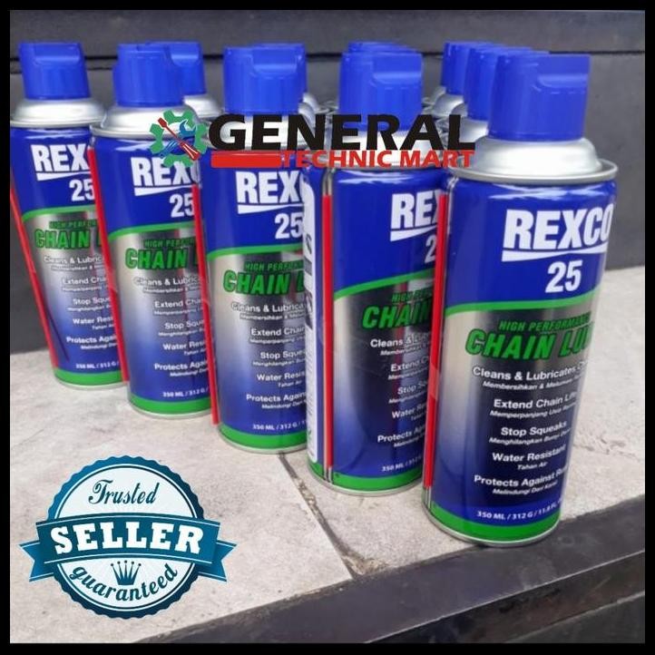 TERBARU REXCO 25 CHAIN LUBE 350 ML - REXCO25 PELUMAS 