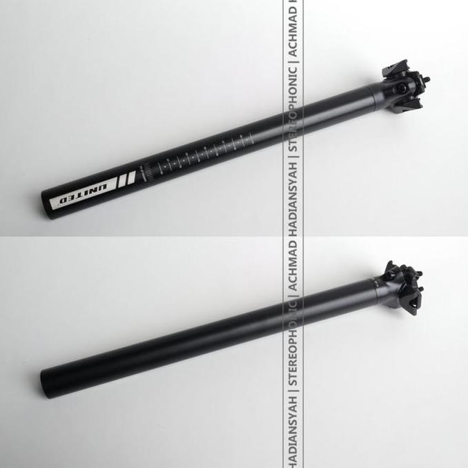 Seatpost United 30.9mm Panjang 400mm Seatpost 30.9 Seatpost 30,9 Hitam murah
