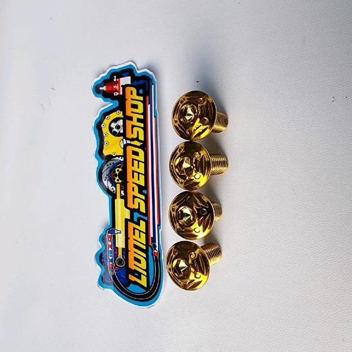 ready  Baut cakram baut bintang bintik 4 baut disk rotor probolt thailand stainless 2cm