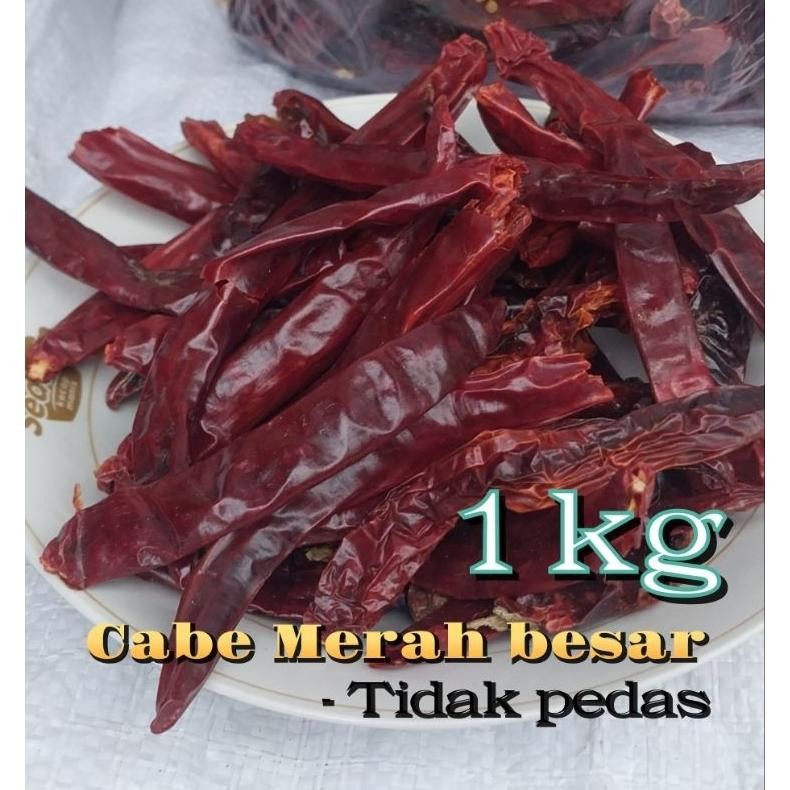 

Mewah Promo !! 5Kg Cabe Merah Besar / Tanjung (Tidak Pedas ) Kualitas Super