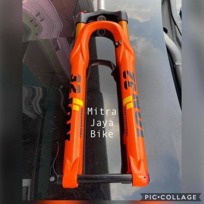 Fork ION UD32 27.5 Oversize Air Orange Gold Travel 120 140 160 TA 15 murah
