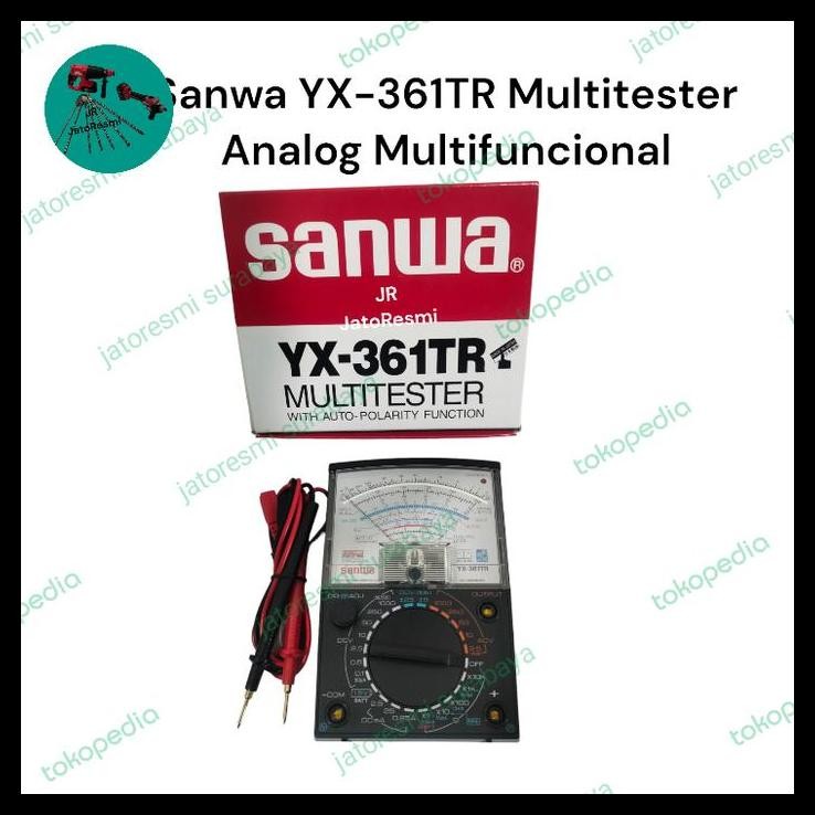 TERBARU SANWA YX-361TR MULTITESTER ANALOG MULTIFUNCIONAL AVOMETER SANWA !!