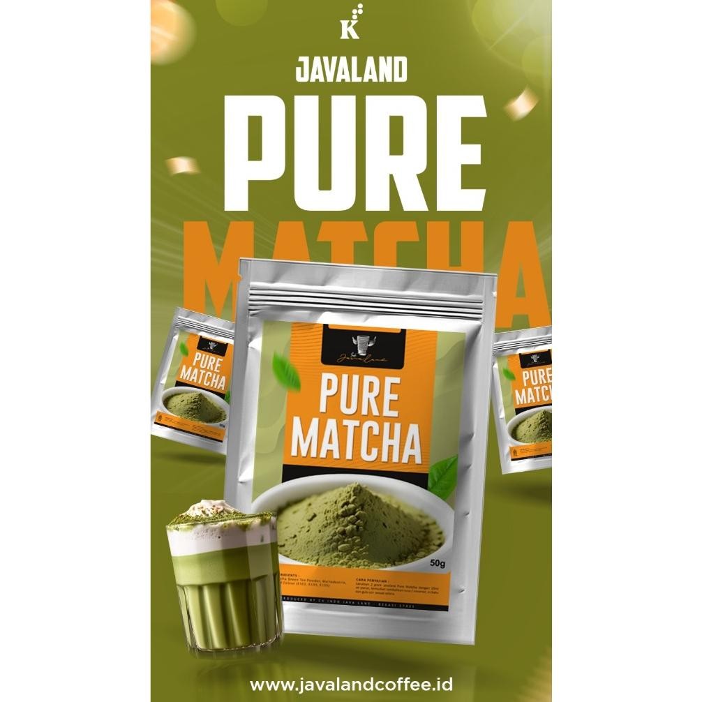 

Grosir Javaland Bubuk Minuman Pure Matcha / Matcha Murni 50Gram