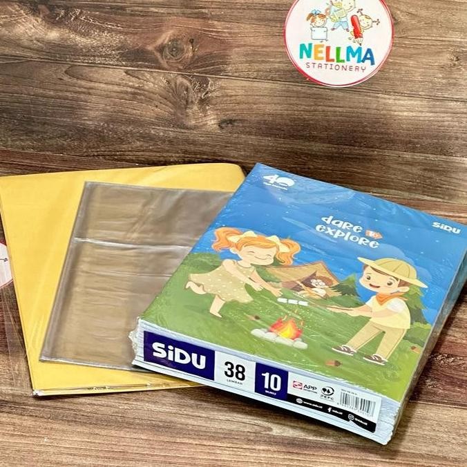 

Paket Buku Tulis Sidu 38 lembar isi 10 buku Sudah Sama Sampul kertas Isi 10 lembar dan sampul Plastik isi 10 pcs