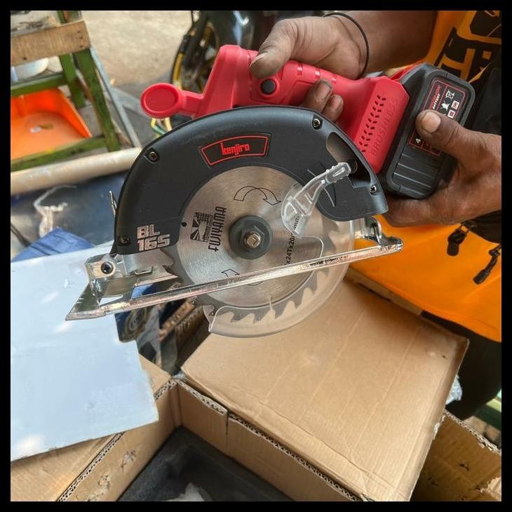 TERMURAH BRUSHLESS CORDLESS CIRCULAR SAW KENJIRO 6"/165MM 