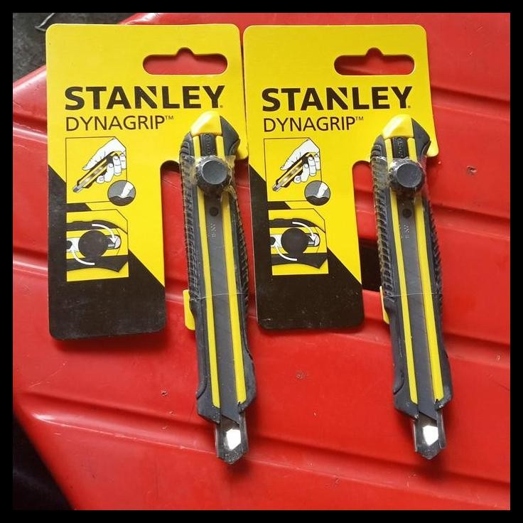 

TERBARU CUTTER STANLEY 18MM DYNAGRIP SNAP-OFF KNIFE !!