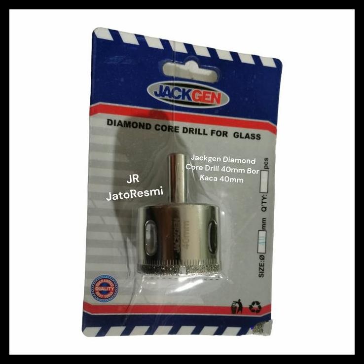TERMURAH JACKGEN DIAMOND CORE DRILL 40MM BOR KACA 40MM 