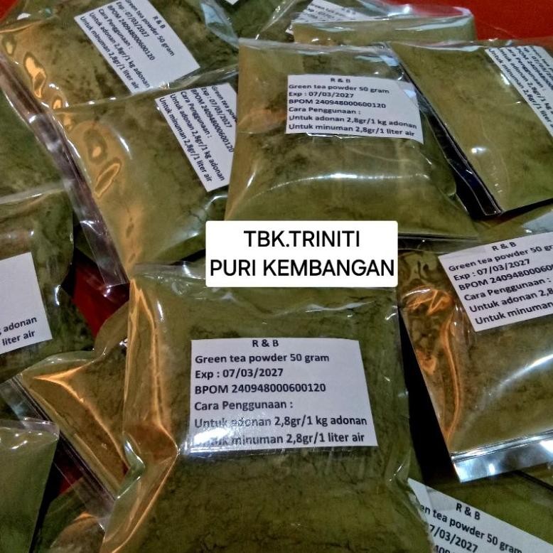 

Promo Green Tea Bubuk/Matcha Bubuk Repack 50 Gram