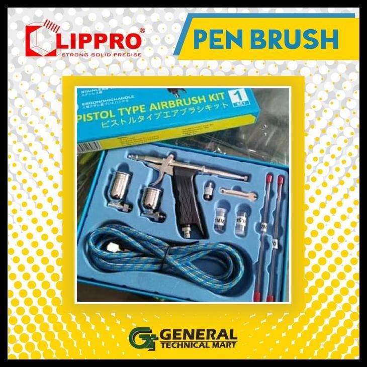 

DISKON PENBRUSH AIRBRUSH KIT SET LIPPRO , PISTOL AIR BRUSH PEN AIR BRUSH