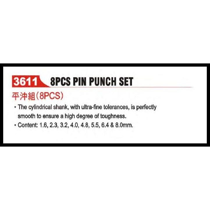 

TERBARU 8PCS PIN PUNCH SET JTC-3611 !!!!!