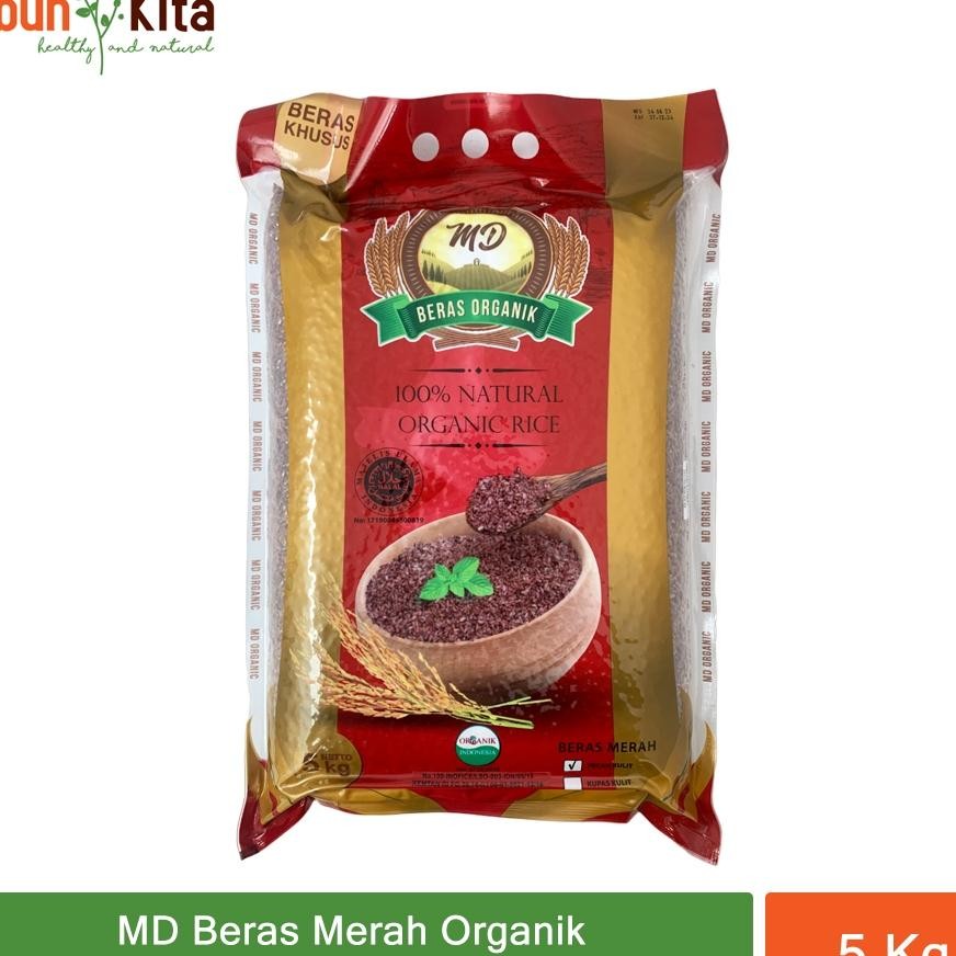 

Md Organic Red Rice Beras Merah Organik 5 Kg