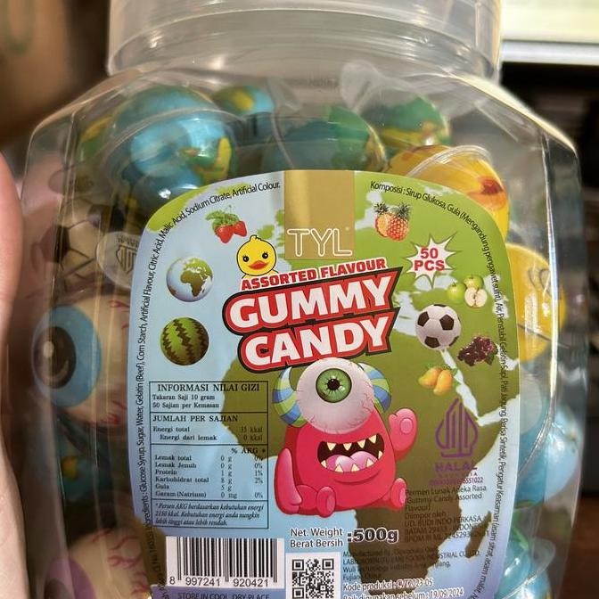 

Permen Lunak Bola Mata Viral Tiktok Luvmi 1 Toples Kualitas Terbaik Harga Termurah