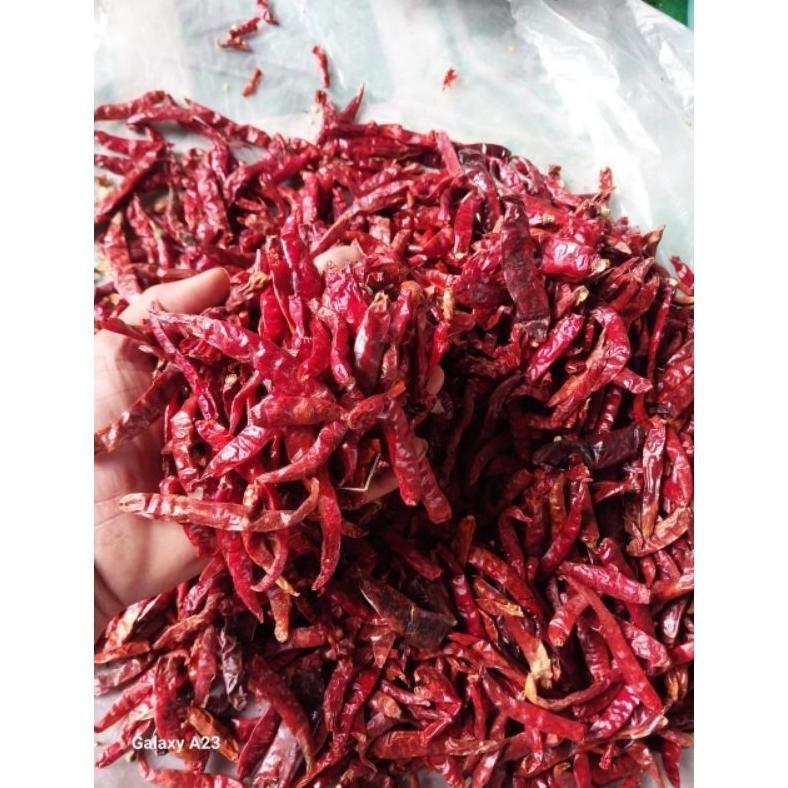 

Bahan Terbaik 5Kg Cabe Rawit Teja Kering /1Bal Super Pedas Promo Murah