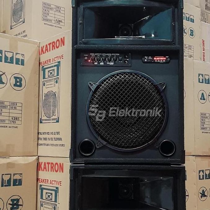 BARU PAKET KARAOKE AKATRON 12 INCH BLUETOOTH + SUBWOOFER + MIC WIRELESS - HAJATAN & PENGAJIAN
