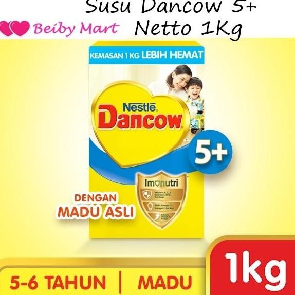

TERMURAH DANCOW 5+ 1KG - SUSU BUBUK ANAK RASA VANILA / MADU / COKLAT