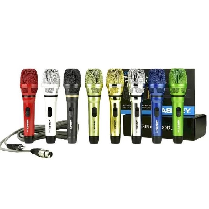 BARU MIC KABEL ASHLEY I200 ORIGINAL MIKROFON KARAOKE STUDIO