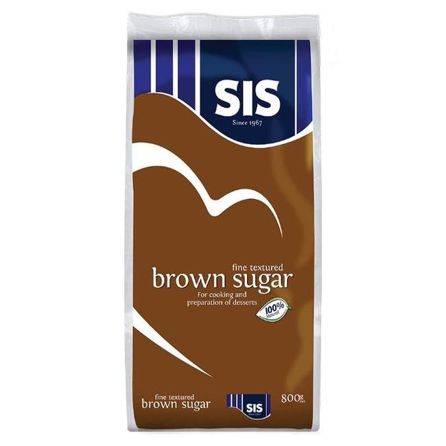 

Sis Fine Textured Brown Sugar 800Gr