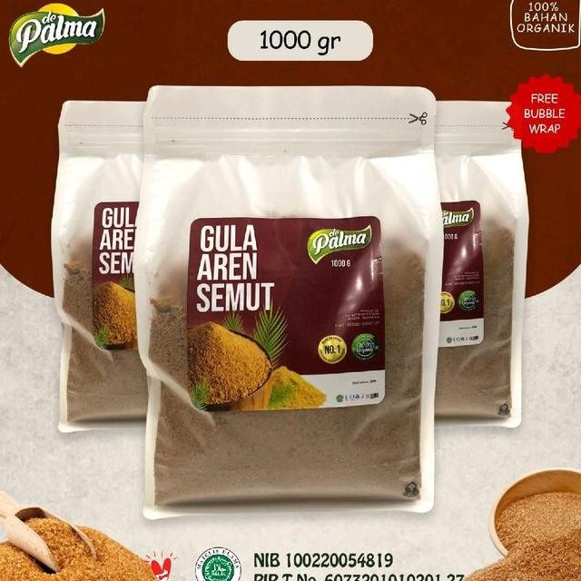 

Gula Aren Semut 1 Kg Organic Palm Sugar Grade A Bahan Food Brown
