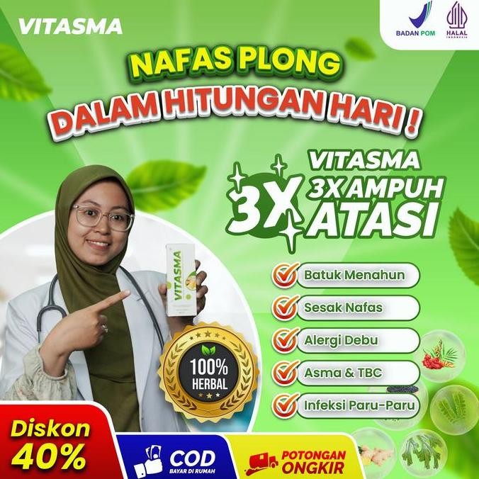

TERMURAH MADU VITASMA HERBAL - OBAT BATUK MENAHUN & SESAK NAFAS