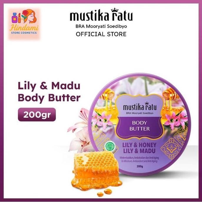 

TERMURAH BODY BUTTER MUSTIKA RATU LILY & MADU 200GR BEST SELLER LEMBUT WANGI