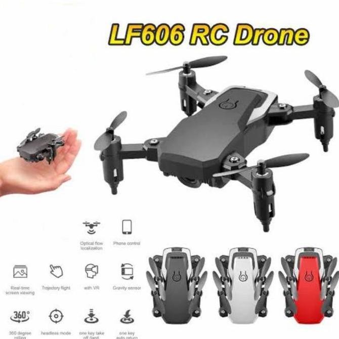 diskon drone lf606 kamera hd - fpv quadcopter lipat selfie drone mainan terbang