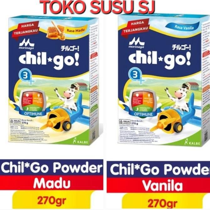 

TERMURAH SUSU MORINAGA CHIL GO 1+ BUBUK RASA VANILA MADU 300GR SUSU FORMULA ANAK LENGKAP