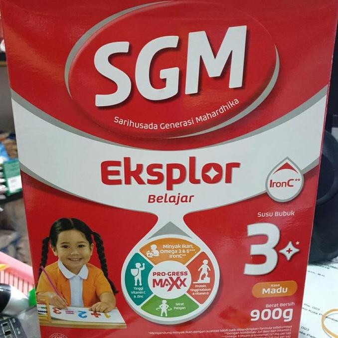 

TERMURAH SGM EKSPLOR 3+ RASA MADU 900GR - SUSU ANAK 1-5 TAHUN BPOM