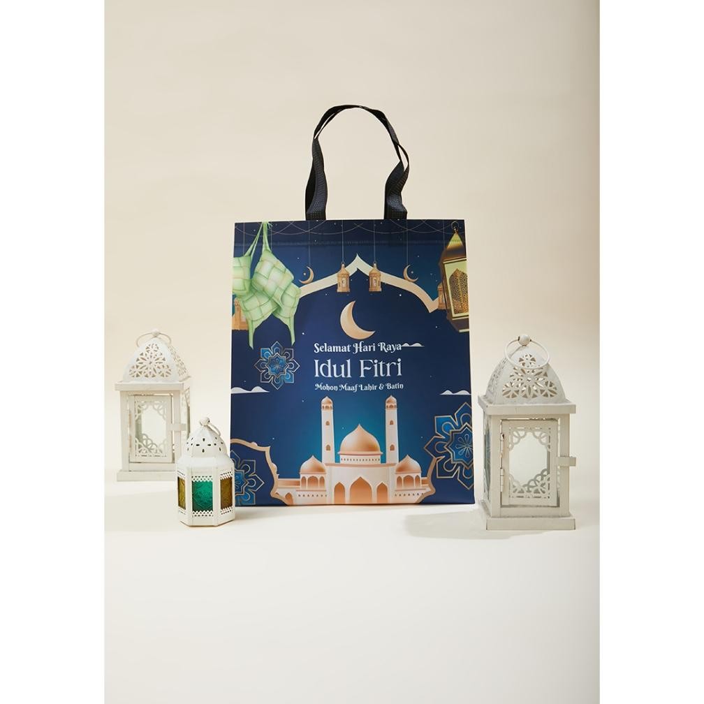 

TR24 RHH-1823 (ISI 12pcs) GOODIE BAG LAMINASI LEBARAN TAS HAMPERS IDUL FITRI/ TAS SPUNBOND FULL COLOUR Sale Termurah