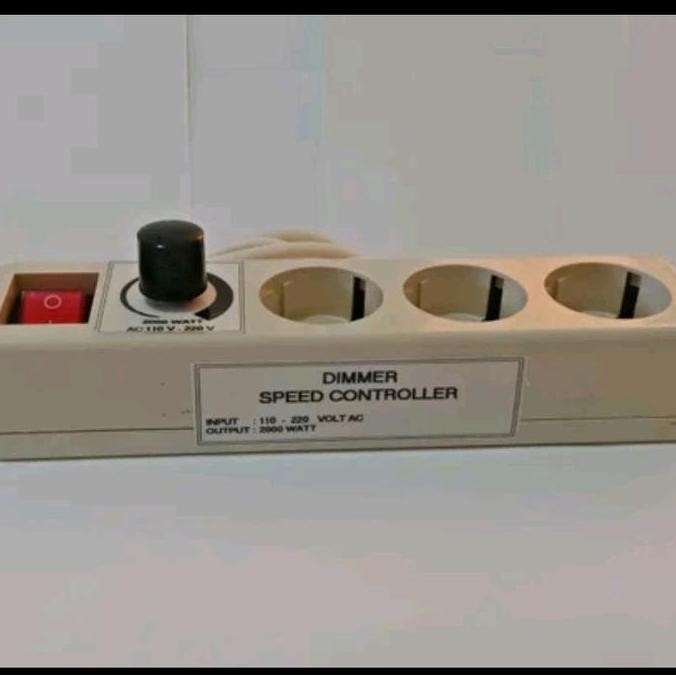 Promo / Terlaris pengatur kecepatan motor,Bor,Gerinda Dimmer 2000 watt 3 lubang Terbaik