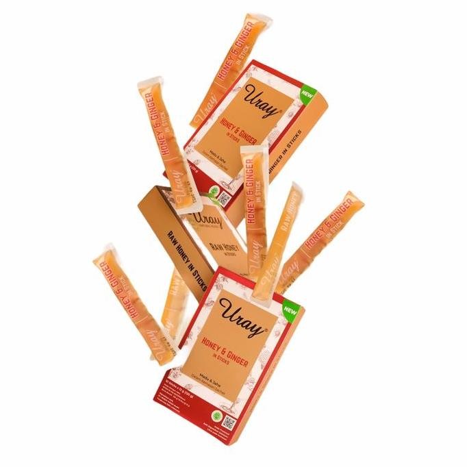 

TERMURAH MADU URAY SACHET STICK RAW HONEY JAHE 10 STICKS 120GR ALAMI