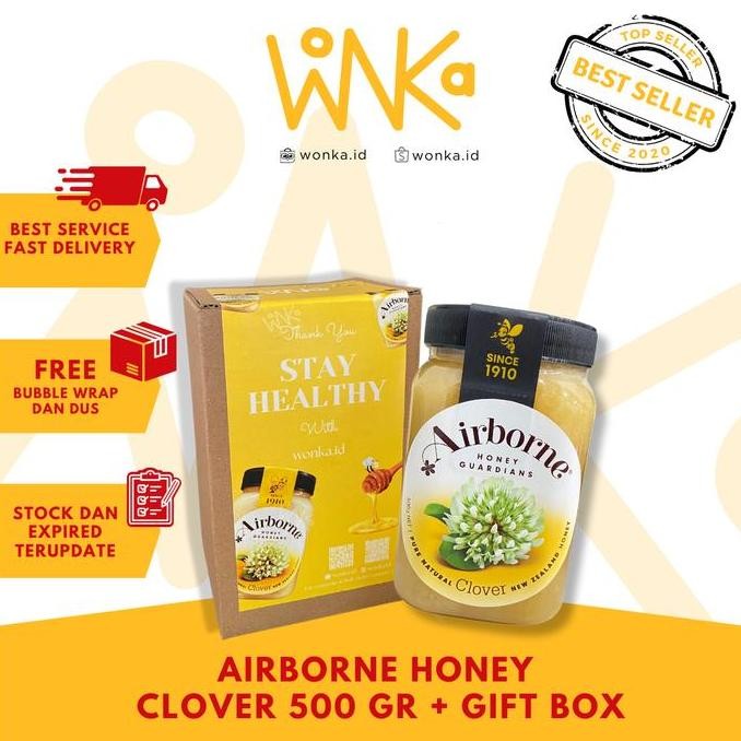 

TERMURAH MADU CLOVER AIRBORNE 500GR NEW ZEALAND - MADU ANTIBIOTIK ALAMI